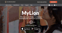 Desktop Screenshot of mylion.org